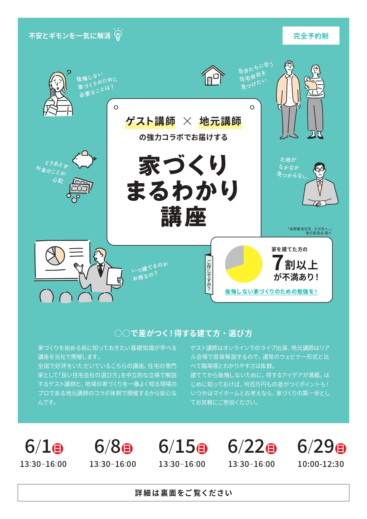 ６月 ）ゲスト講師×地元講師による 家づくりまるわかり講座